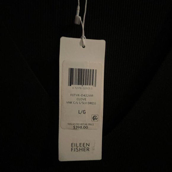 Eileen Fisher Brown Dress  size L NWT - Picture 3 of 6